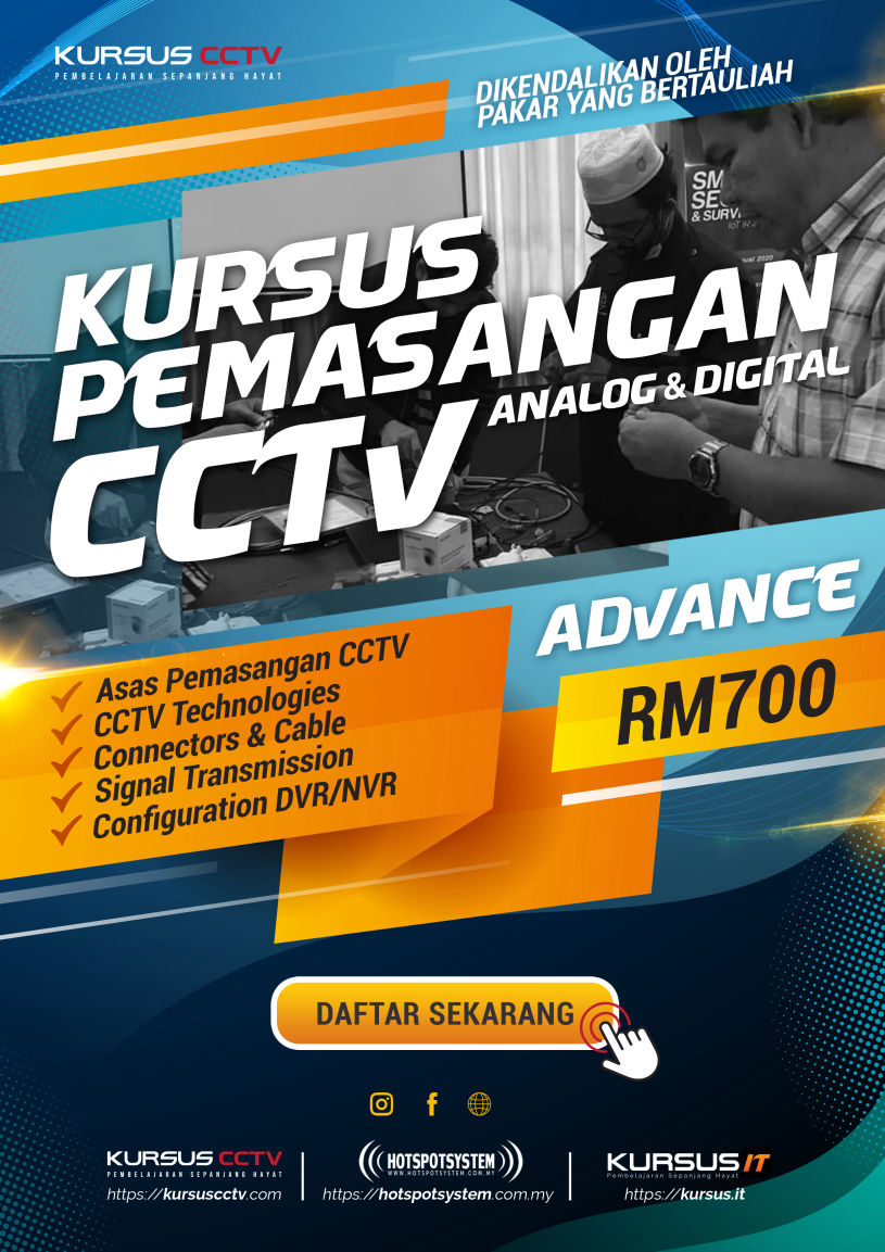 Kelas CCTV | Kursus CCTV | Training CCTV